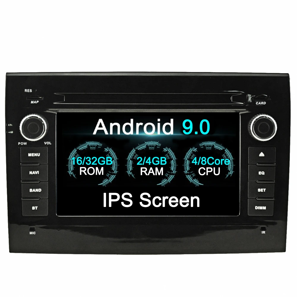 Автомобильный радиоприемник IPS Android 9 0 DVD плеер стерео GPS для FIAT DUCATO 2006 2010 2016 2017 2018