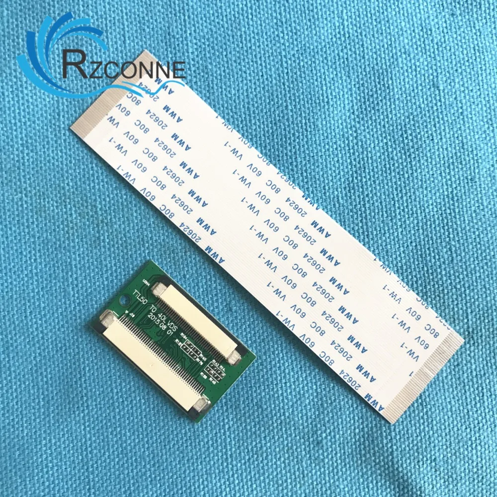 

50 Pin to 40 Pin ZIF 0.5mm Connector Adapter Board For TTL LCD
