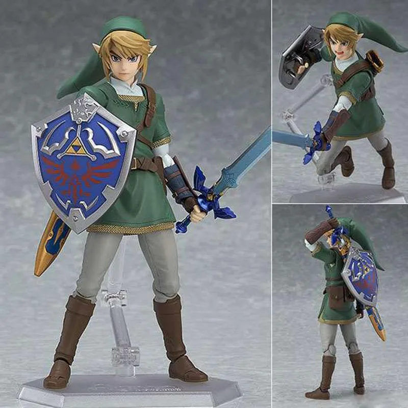319 In Retail Box Figma 319 320 Zelda Skyward меч ссылка Сумеречная принцесса фигурка игрушки куклы - Цвет: 319 In Retail Box