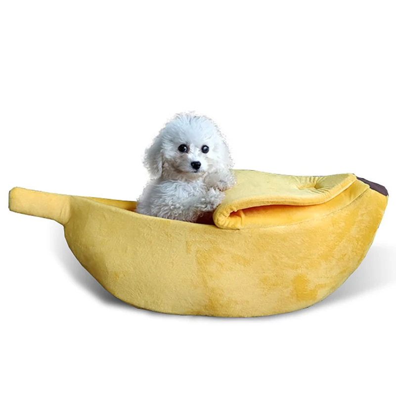 YUYU домик для кошек кровать собак в форме банана милый питомник питомцев теплые