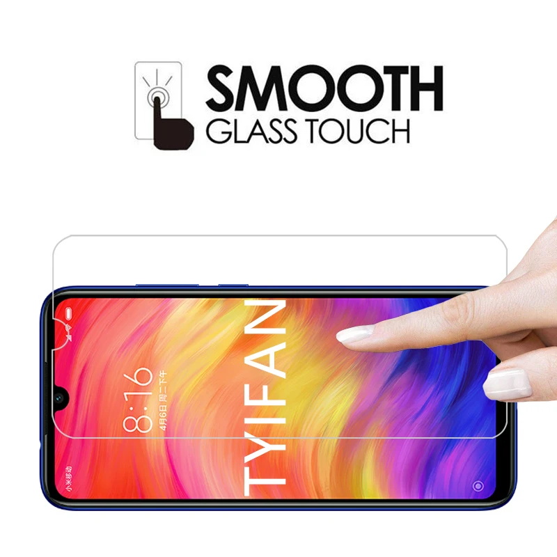 2pcs tempered glass on redmi note 7 pro 7a a protective screen protector for xiaomi ksiomi safety tremp phone film glas | Мобильные