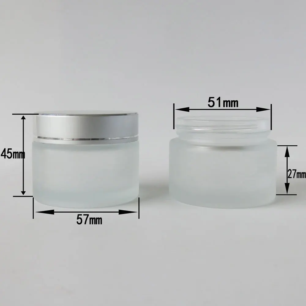Баночки для косметических кремов 12 шт./лот 50 г матовые стеклянные мл