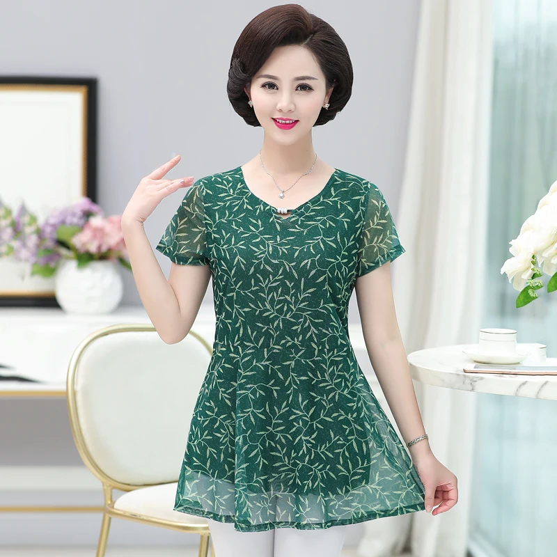 Повседневная летняя футболка с коротким рукавом для женщин о вырезом среднего