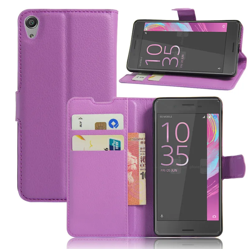 Чехол-бумажник для Sony Xperia E5 F3311 F3313 кожаный флип-чехол 5 0 зеркальные защитные сумки