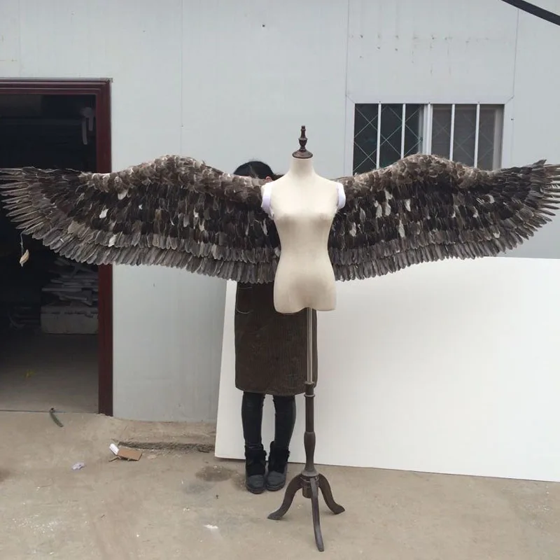 Новинка 2017 черные стильные реквизиты в виде крыльев Ангела для подиума окон