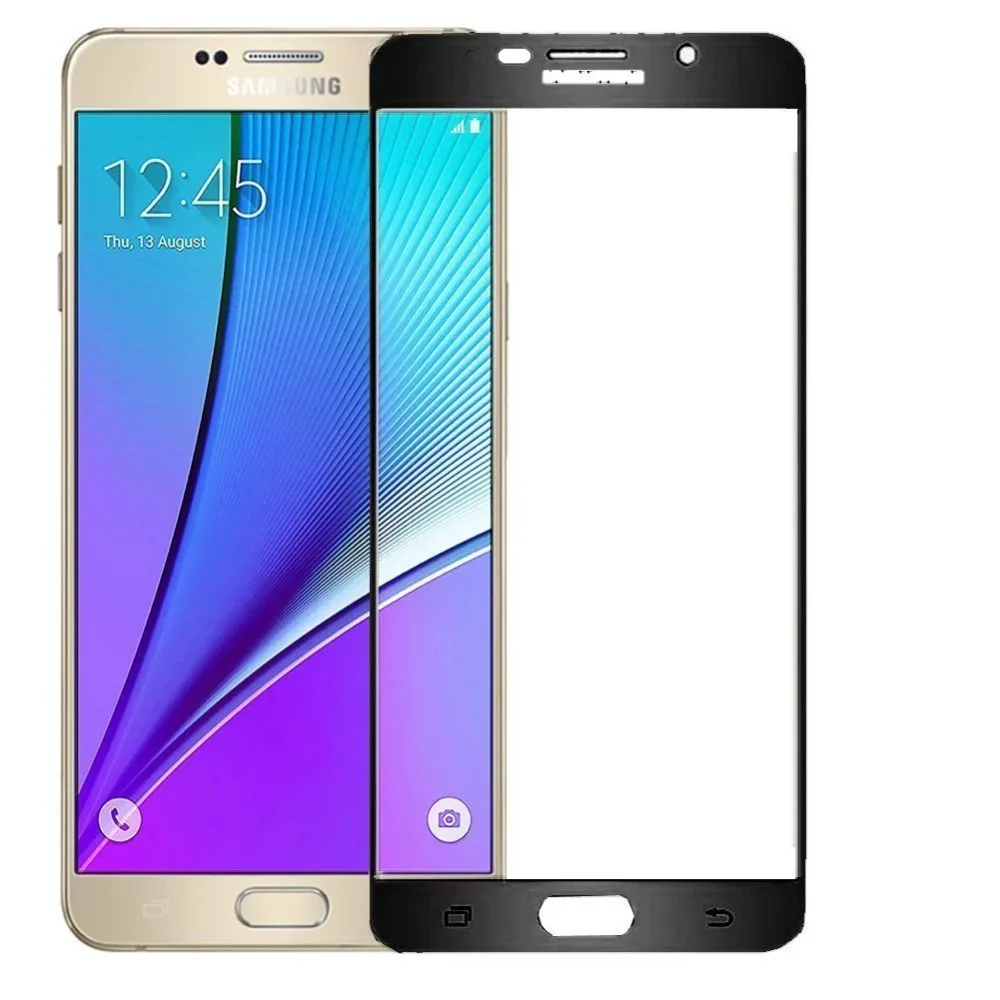 Полное покрытие шелка печатных Экран протектор для samsung Galaxy S6 S5 S4 A7 710 A5 510 2016
