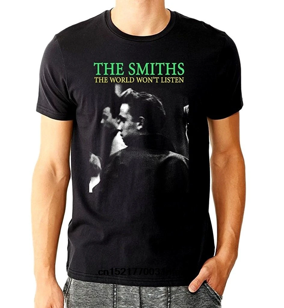 Возьмите Для мужчин футболка The Smiths мир не будет слушать рок группа человека fortnite