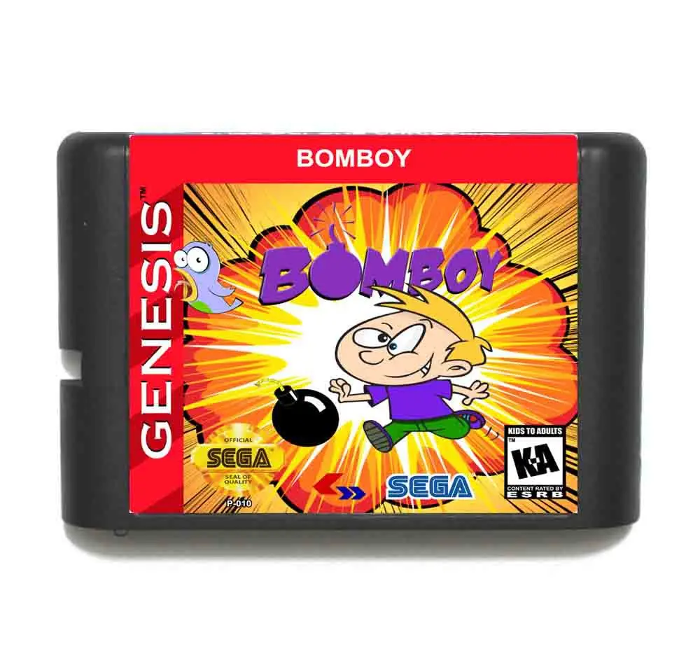Bomboy 16 бит MD карточная игра с коробку для Sega Megadrive/Genesis|16 bit|md game16 bit md |