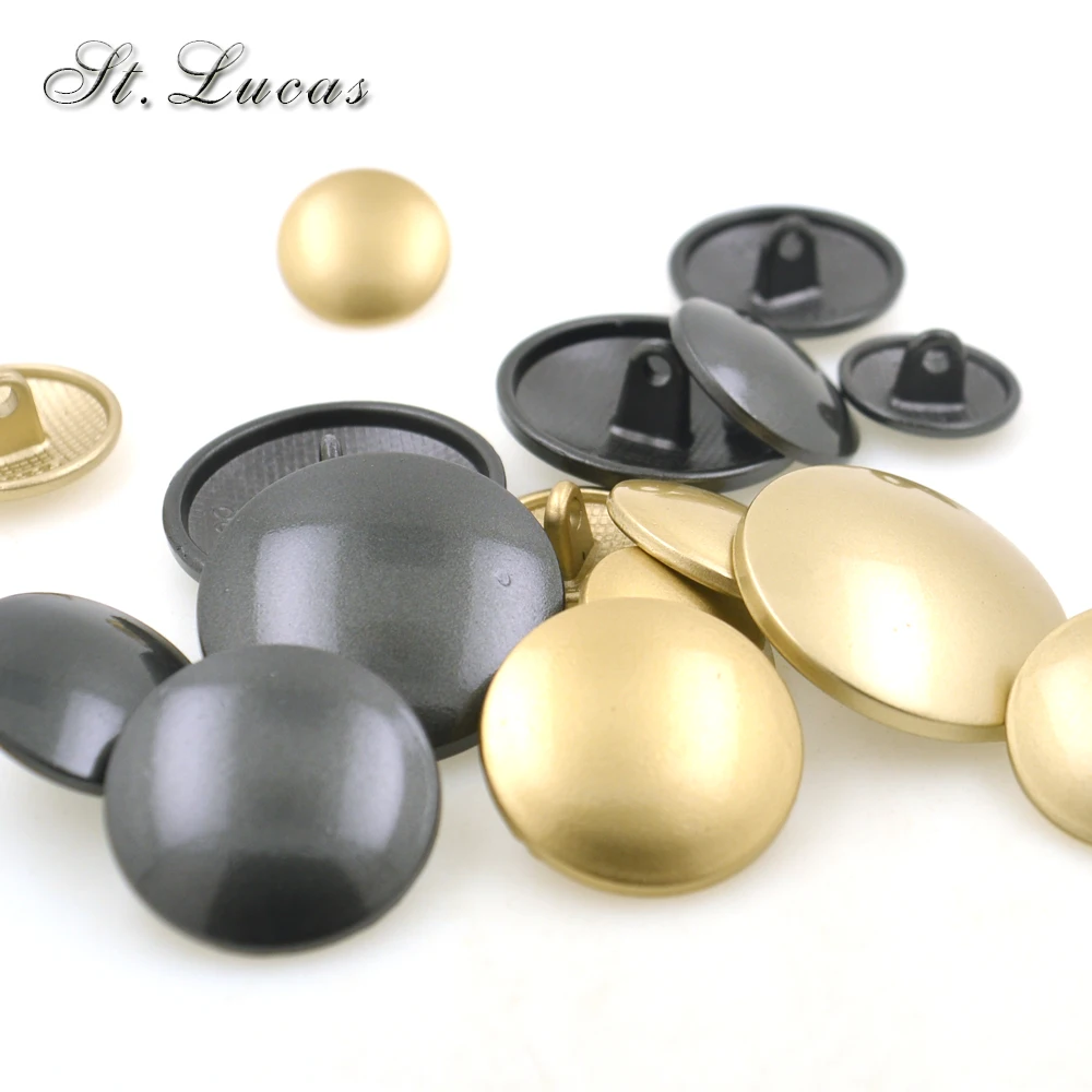 Пуговицы Швейные матовые золотистые/черные 10 шт./лот|sewing buttons|buttons fashionfashion buttons |