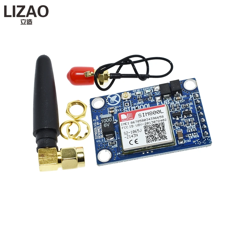 LIZAO SIM800L V2.0 5V беспроводной модуль GSM GPRS четырехдиапазонный с