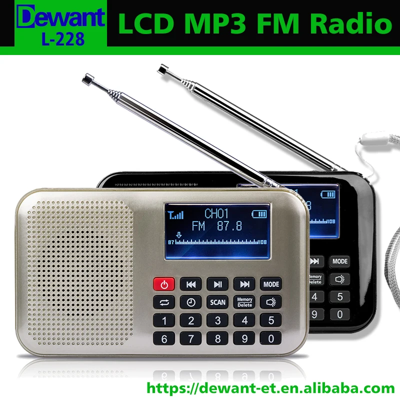10 шт. Бесплатная доставка L 228 Авто Цифровой портативный FM радио сканер мини текст