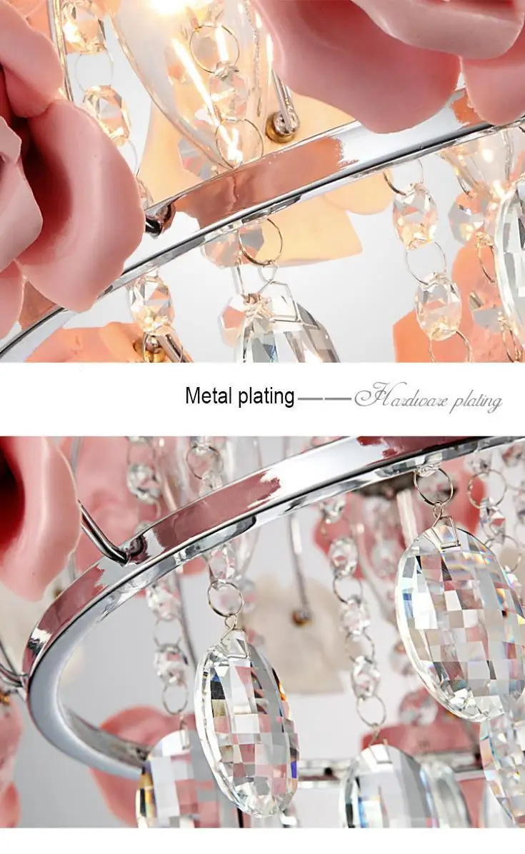 Бесплатная доставка Современная форма цветка стеклянный кристалл ресторан