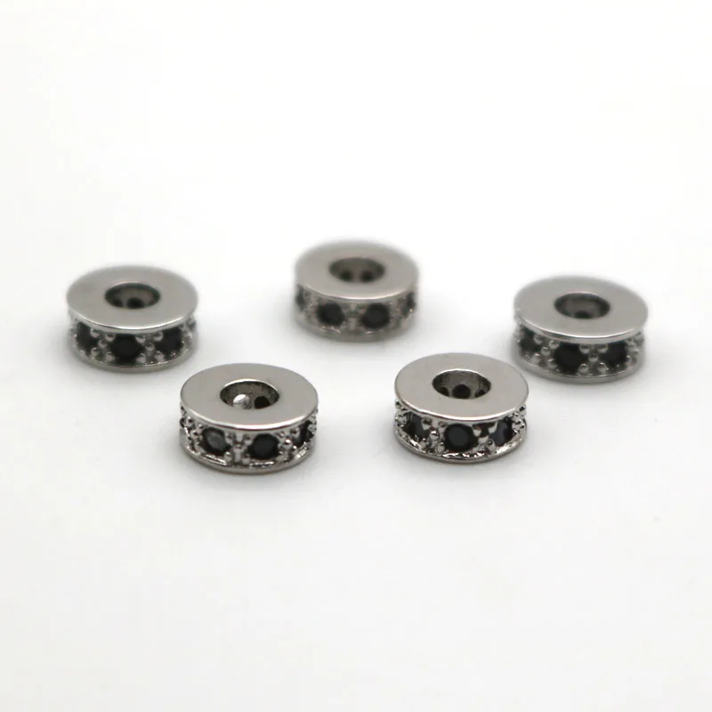 Ювелирные аксессуары для изготовления браслетов золотого цвета Круглый CZ