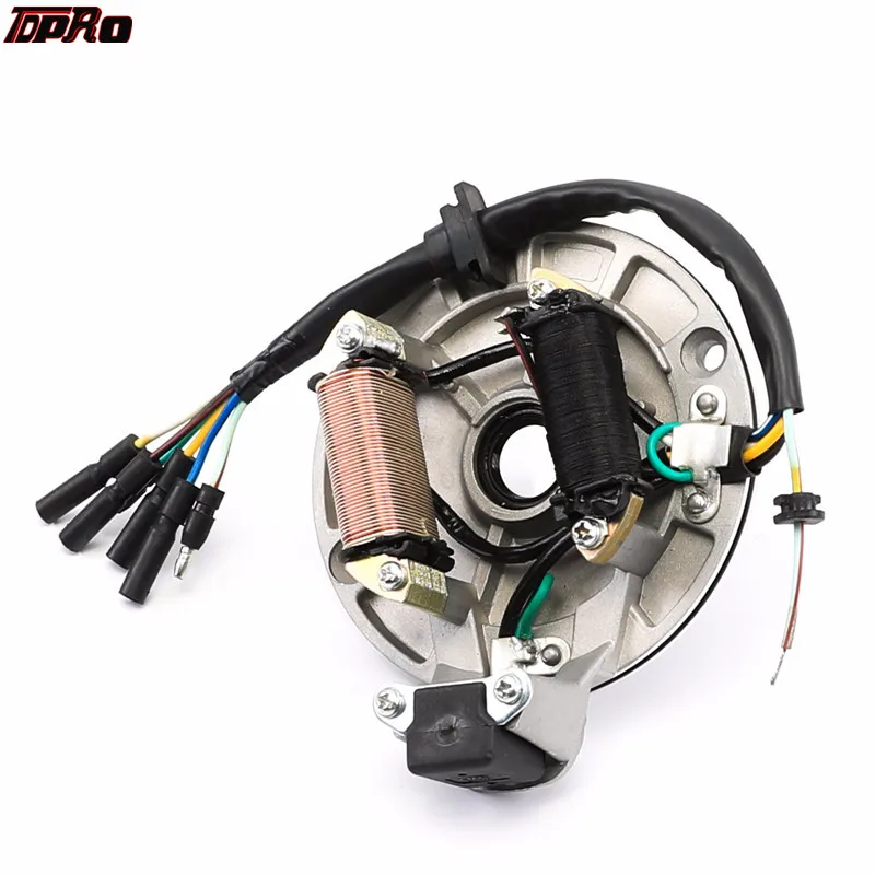 TDPRO 90cc 110cc 125cc питбайк статор пластина палочки Магнето катушка ротор питбайк Мото Аксессуары HHY