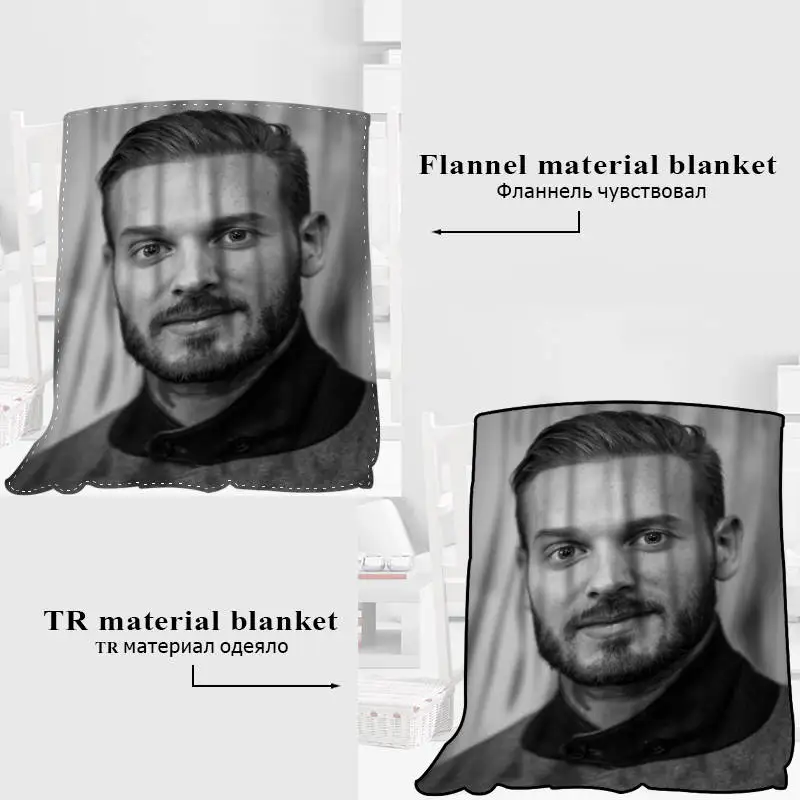 Пользовательские M Pokora одеяло TR/фланелевая флисовая ткань Новогоднее украшение