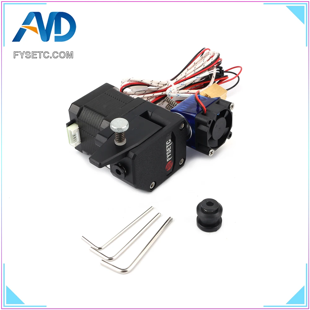 Черный BMG экструдер V6 HOTEND с датчиком PT100 двухприводный для Wanhao D9 Creality CR10 Ender 3 Anet E10 |