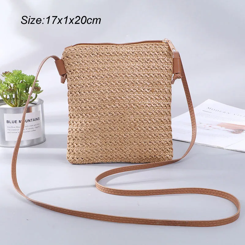 AK 038 brown Летняя круглая Соломенная Сумка Пляжная bolso mimbre paja Плайя sac paille rieten tas torebka wiklinowa osier verano Женская плетеная Сумка - Цвет: AK 038 brown