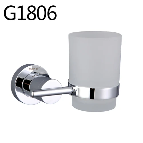 G1806 Gappo аксессуары для ванной комнаты держатель для полотенец держатель для бумаги двойной держатель для зубной щетки банное полотенце заднее полотенце кольцо наборы для ванной комнаты - Цвет: G1806