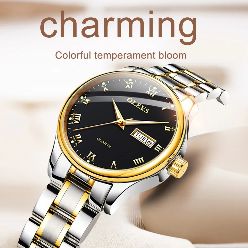 OLEVS женские часы uhr деловые повседневные montre femme marque de luxe 2017 horloge bayan kad n kol saatleri |