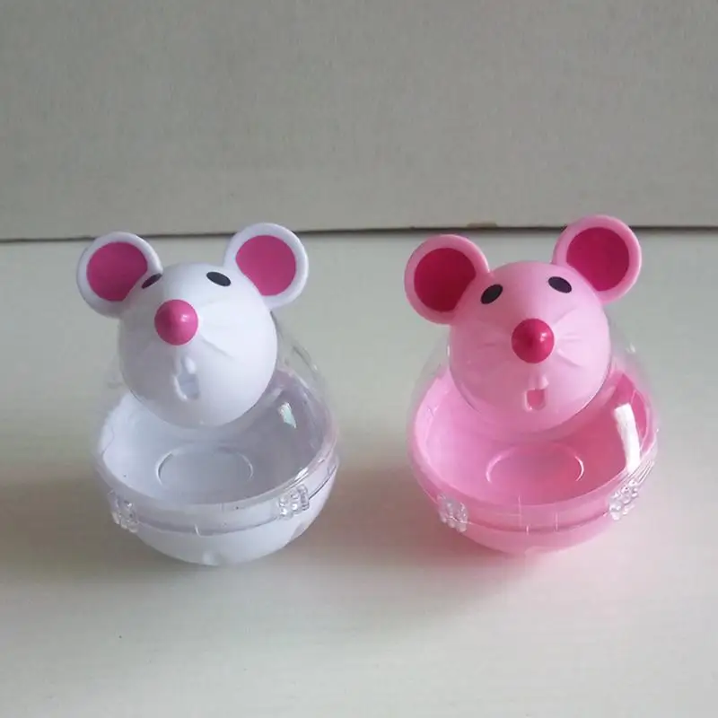 Новый кошка весело стакан игрушка кормушка Мышь утечки Еда мячи для животных