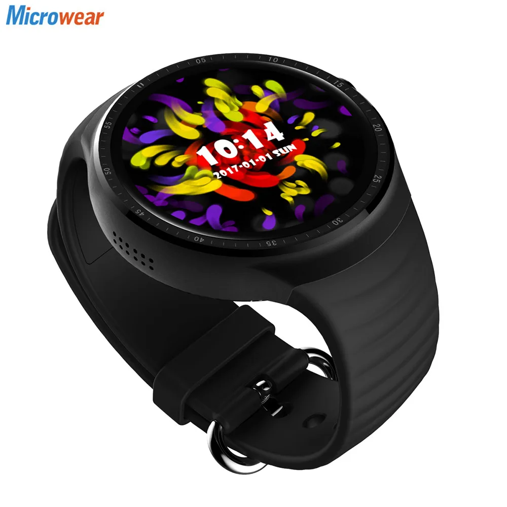 Спортивные пульсометр Smart Watch Поддержка Wi Fi GPS Bluetooth nano SIM карты 3G телефонный звонок