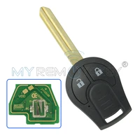 remote key fob 2 button for 2008 2013 nissan cube rogue 433mhz with id46 chip remtekey