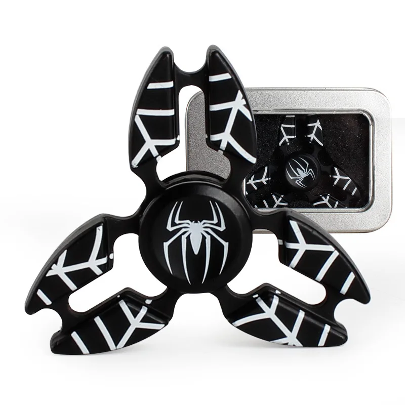 The Avengers Fidget Hand Spinner Fingertip Gyro Finger Spinner Toy Crabs Octagon Shield Captain America Spiderman