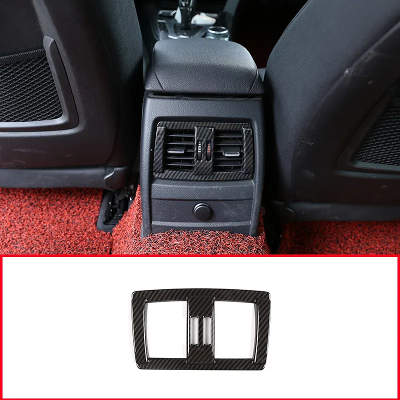

Carbon Fiber Style ABS Rear Air Conditioning Vent Frame Trim For BMW F30 3 4 Series F34 3GT 2013-2018 Accessories