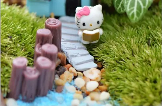 1 шт. миниатюрные фигурки изогнутая дорожка лестница сказочные садовые дома