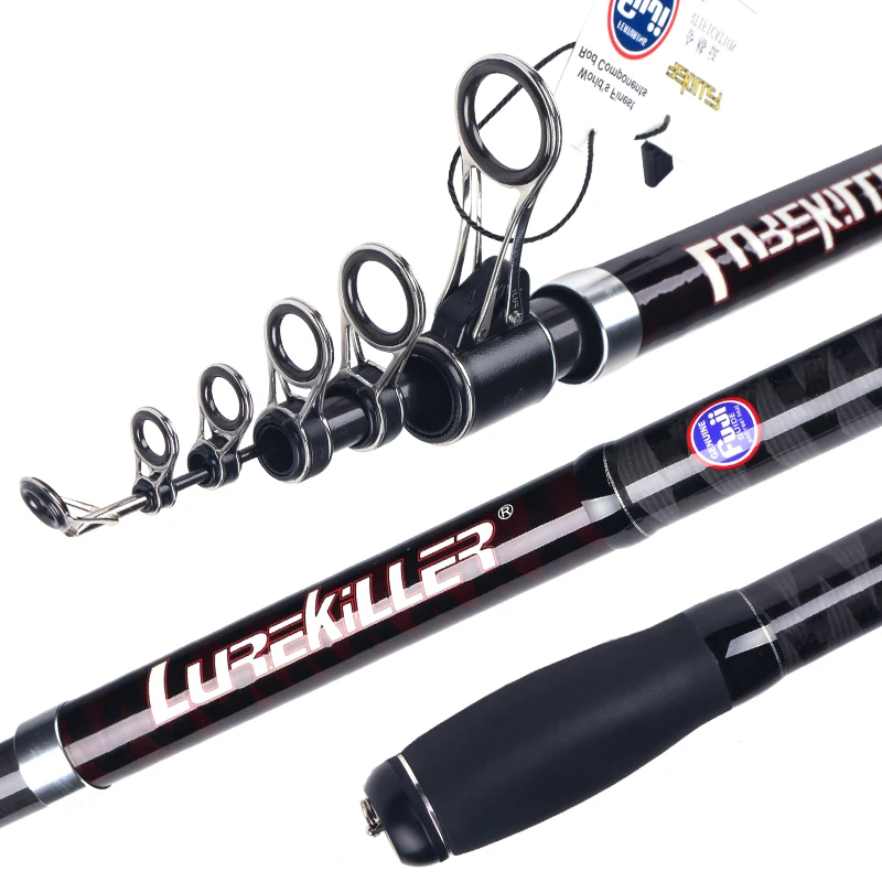 Lurekiller новые японские Fuji части Tele Surf Rod 4 25 м 100 250 г/150 350 г телескопическая surfcast