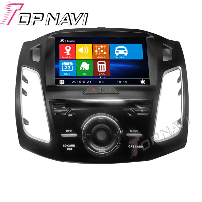 Автомобильная Мультимедийная система Topnavi 9 дюймов DVD GPS для Ford Focus 2012 | Автомобили