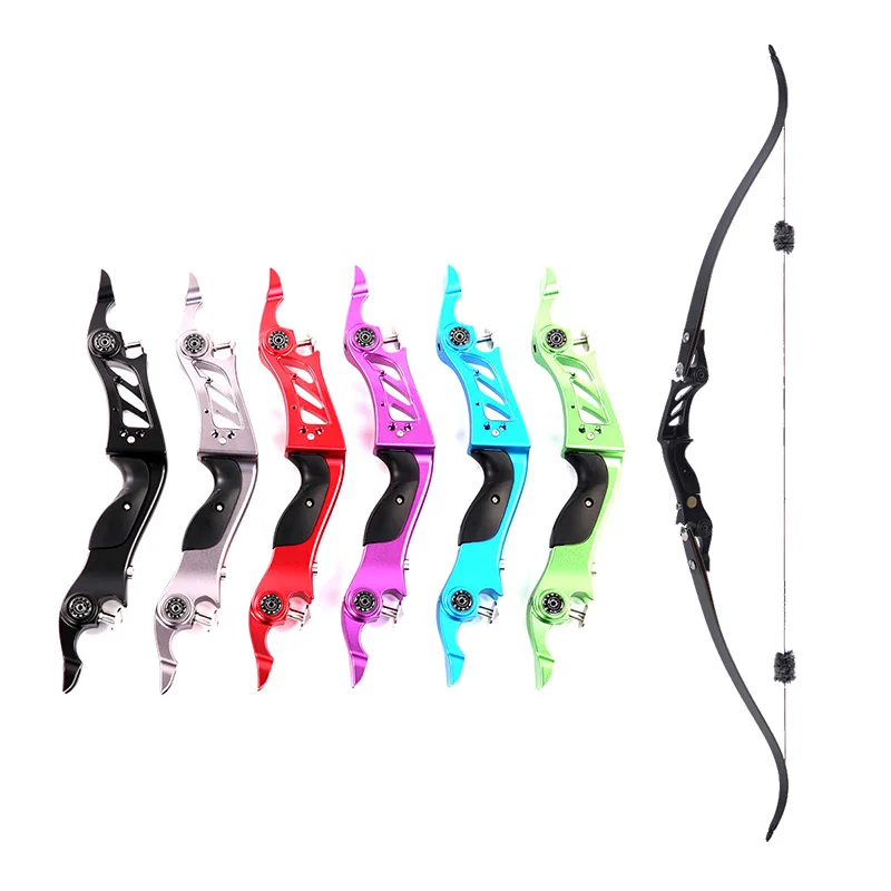 

2018 Bosen archery Horn ILF bow riser 7075 aluminum alloy recurve target bow riser with 17" 25" and six color