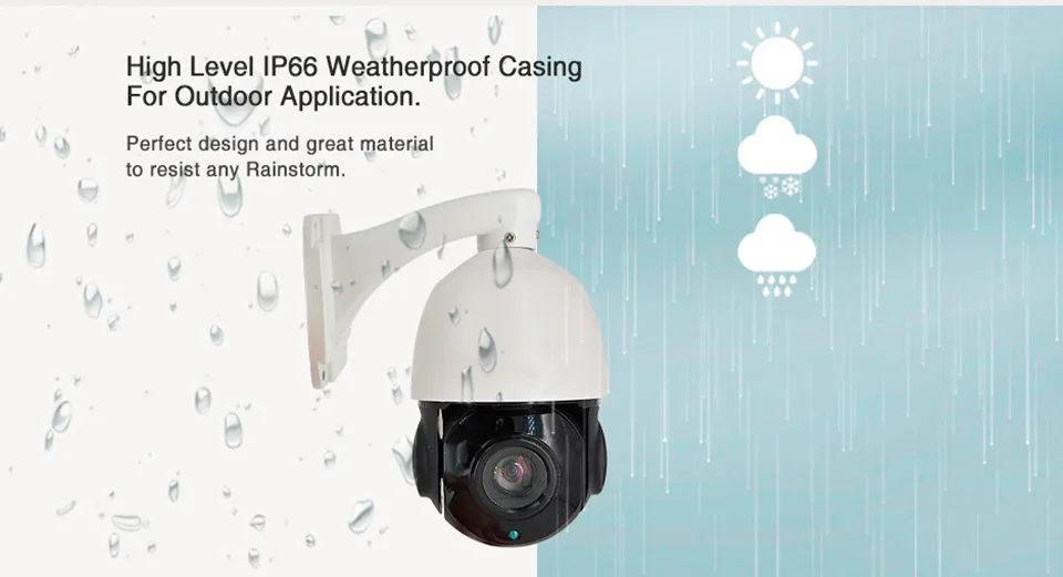 1.3mp ONVIF Мини PTZ ip-камера 960 P HD поворотник 20x оптический зум ИК Открытый Сетевая