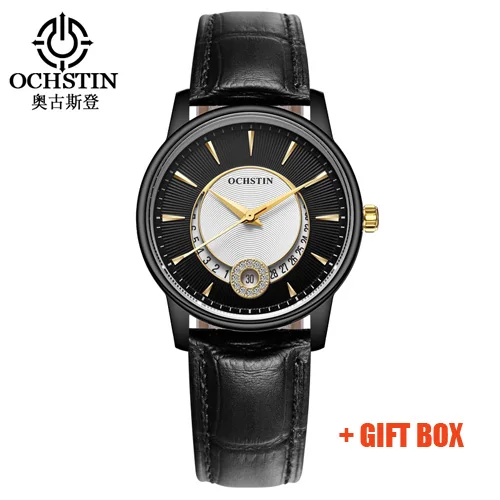 4 with box OCHSTIN женские модные кварцевые часы, женские часы со стразами, бриллиантовая кожа, Повседневное платье, женские часы, белые наручные часы - Цвет: 4 with box