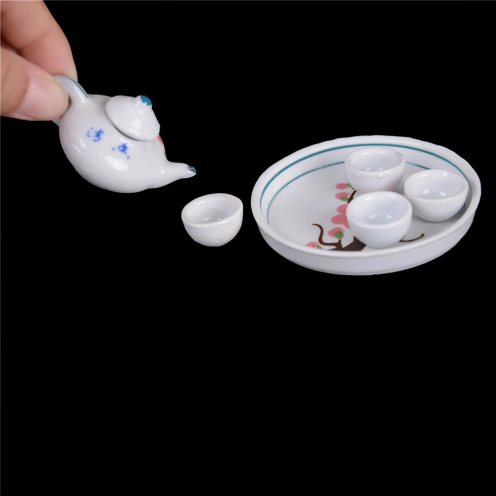 Новая миниатюрная столовая посуда для кукольного домика в британском стиле