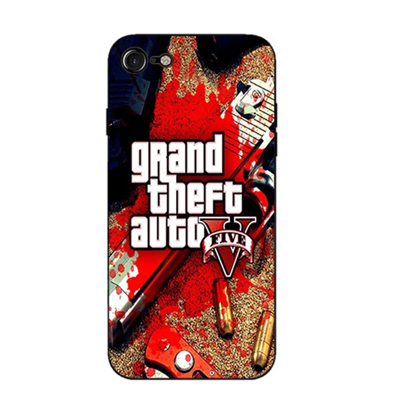 Rockstar gta 5 Grand Theft Авто жесткий и прозрачный чехол для телефона iphone 6 6s 7 8 plus X10 5S 4 4S s |