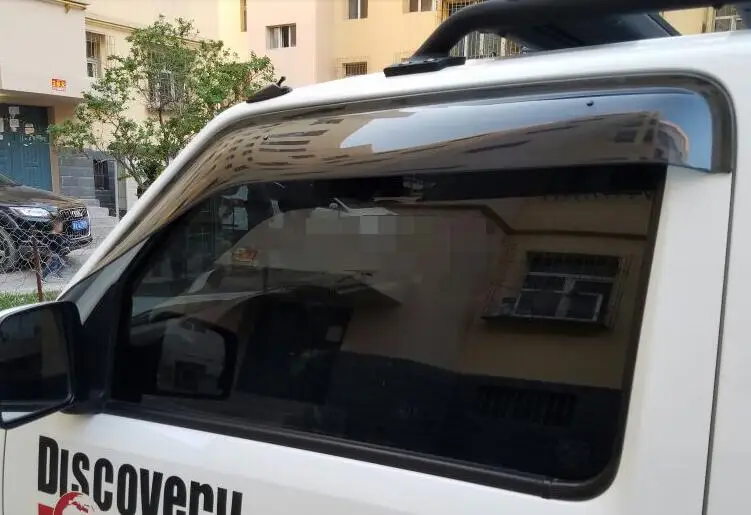 Для JIMNY Пластиковый оконный козырек для Suzuki 2007 2015 Vent Shades Защита от солнца и дождя 4