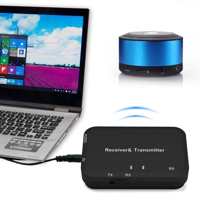 Беспроводной Bluetooth 4 2 стерео аудио адаптер музыкальный передатчик приемник |