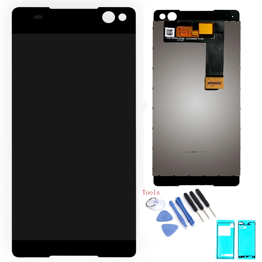 

6,0-дюймовый ЖК-дисплей для SONY Xperia C5 Ultra E5506 E5533 E5563 E5553, дигитайзер сенсорного экрана в сборе, рамка с бесплатными инструментами