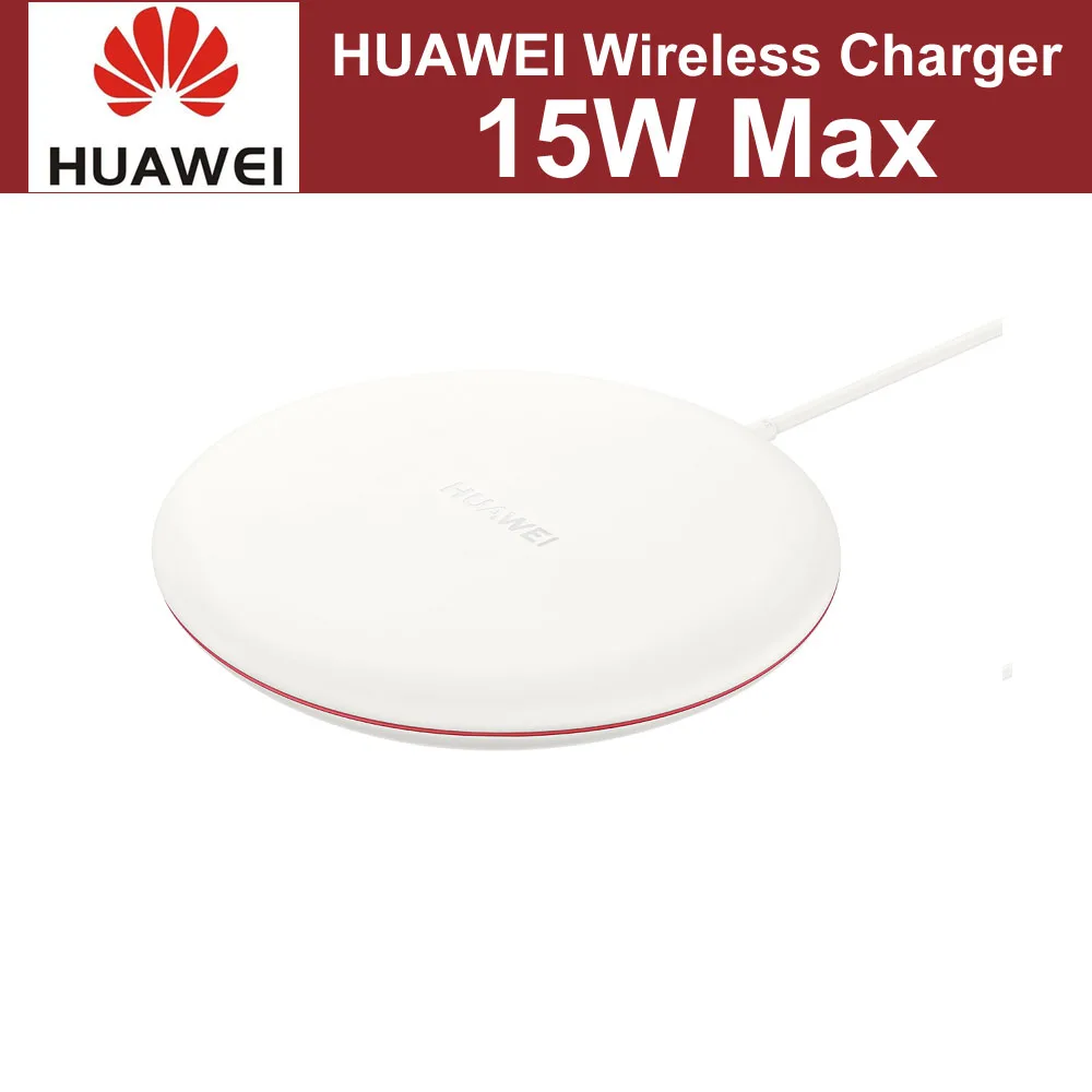 Беспроводное зарядное устройство Huawei Max 15 Вт Qi совместимое умное быстрое для Mate 20