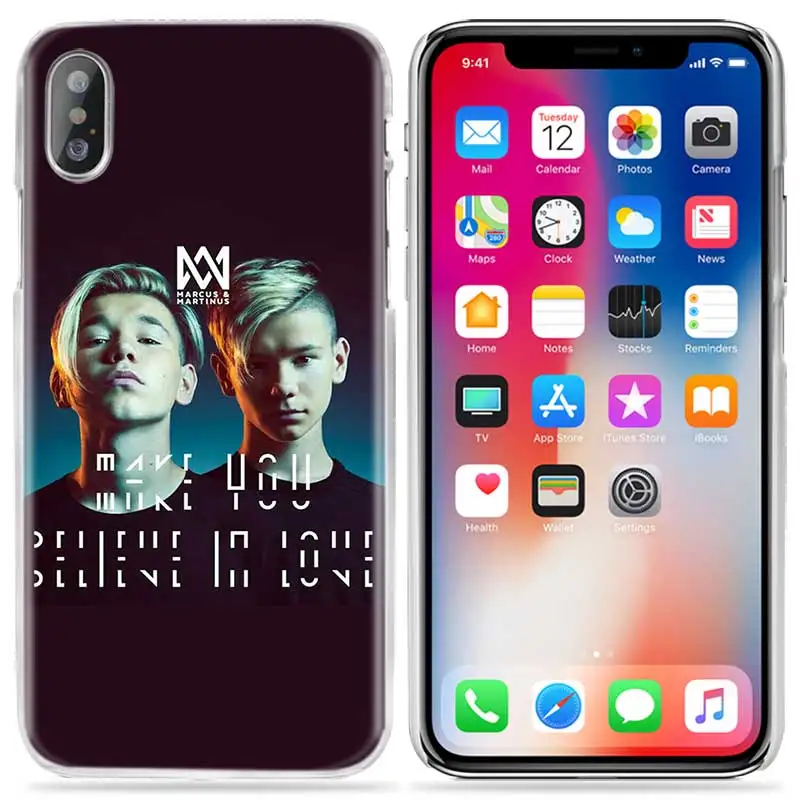 Маркус Мартинус популярный чехол для iPhone XS Max XR X 10 6 6s 7 8 плюс 5S SE 5 4S 4 5c 11 11Pro ПК жесткий прозрачный Fuda чехол Capa Coque