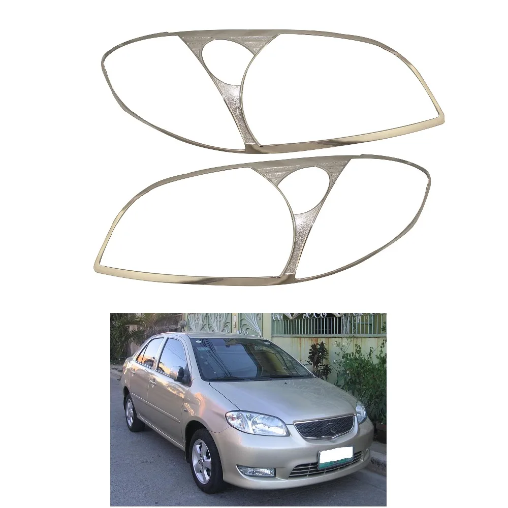 Для Toyota Soluna Vios 2003 2005 2006 2007 XP40 АБС светильник крышка лампы накладка рамка защитная