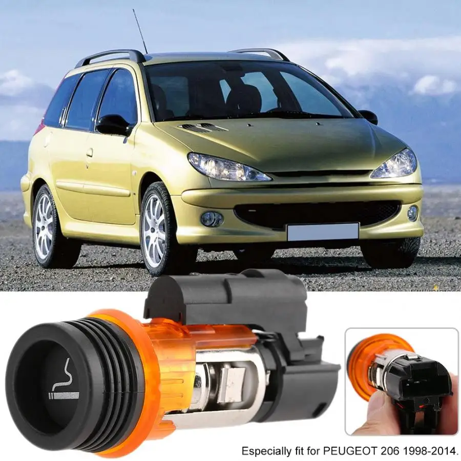 822754 12V розетка для автомобильного прикуривателя PEUGEOT 206 1998 2014 CC 2000 2010 SW 2002 araba