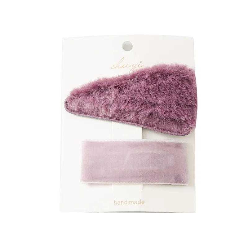 (2 шт./компл.) корейский стиль новая осенняя и зимняя плюшевая шпилька детская