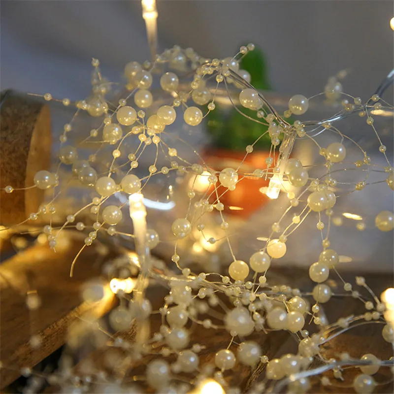 Романтический Sky Star светодиодный шарик света Строка Фея Праздник лампы Батарея