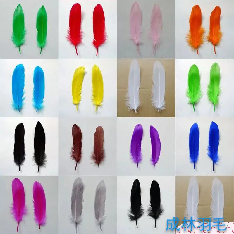 

10 шт Смешанное гусиное перо плавающее 15-20 см/6-8 дюймов