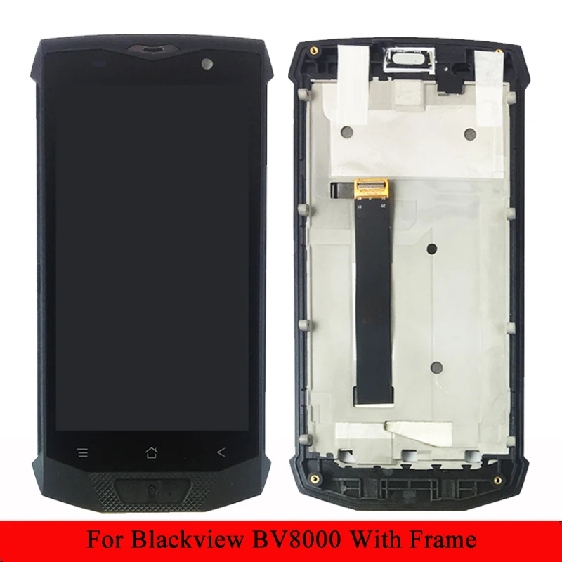 Для Blackview BV8000 ЖК дисплей + сенсорный экран в сборе с рамкой 100% протестированная