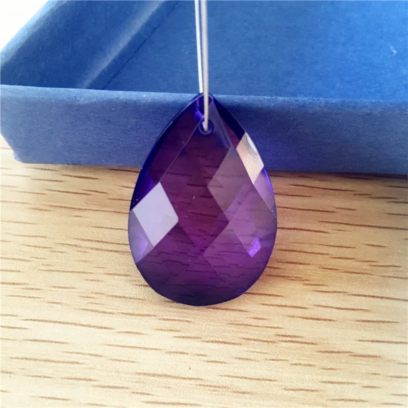Кристальные Подвески в виде редкого фиолетового миндаля 38 мм 440 шт./лот|crystal pendants