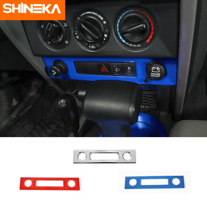 SHINEKA аксессуары для интерьера Jeep Wrangler JK 2007-2010 розетка автомобильного