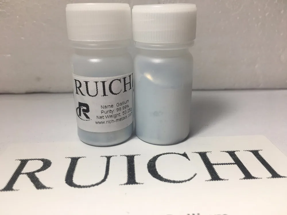

Металл Галлий, 50 г, 99.99% чистый, RUICHI